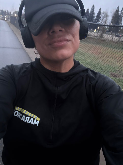 Jenn was the top Ambassador helping to promote the Bakersfield Marathon and was rewarded with comp entries and was outfitted head to toe with event merch! Ambassadors earn merch, race credit and entries to give to family and friends.